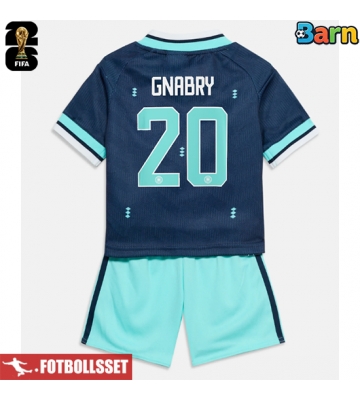 Tyskland Serge Gnabry #20 Bortatröja Barn VM 2026 Kortärmad (+ Korta byxor)